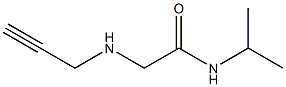 2-(prop-2-yn-1-ylamino)-N-(propan-2-yl)acetamide Struktur