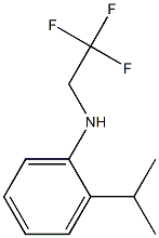 2-(propan-2-yl)-N-(2,2,2-trifluoroethyl)aniline Struktur