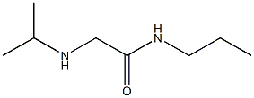 2-(propan-2-ylamino)-N-propylacetamide Struktur