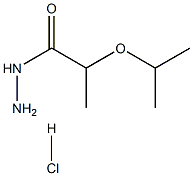 2-(propan-2-yloxy)propanehydrazide hydrochloride Struktur