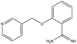 2-(pyridin-3-ylmethoxy)benzenecarboximidamide Struktur