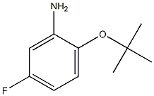 2-(tert-butoxy)-5-fluoroaniline Struktur