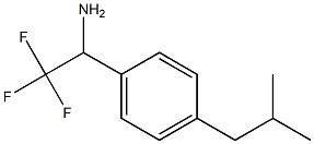 2,2,2-trifluoro-1-[4-(2-methylpropyl)phenyl]ethan-1-amine Struktur