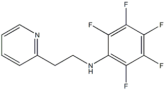 2,3,4,5,6-pentafluoro-N-[2-(pyridin-2-yl)ethyl]aniline Struktur