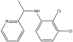 2,3-dichloro-N-[1-(pyridin-2-yl)ethyl]aniline Struktur