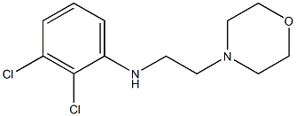 2,3-dichloro-N-[2-(morpholin-4-yl)ethyl]aniline Struktur