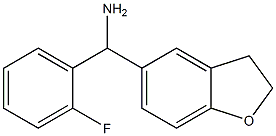 2,3-dihydro-1-benzofuran-5-yl(2-fluorophenyl)methanamine Struktur