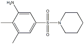 2,3-dimethyl-5-(piperidine-1-sulfonyl)aniline Struktur