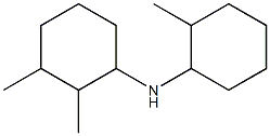 2,3-dimethyl-N-(2-methylcyclohexyl)cyclohexan-1-amine Struktur