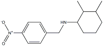 2,3-dimethyl-N-[(4-nitrophenyl)methyl]cyclohexan-1-amine Struktur