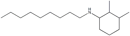 2,3-dimethyl-N-nonylcyclohexan-1-amine Struktur