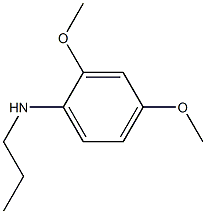 2,4-dimethoxy-N-propylaniline Struktur