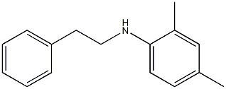 2,4-dimethyl-N-(2-phenylethyl)aniline Struktur