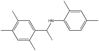 2,4-dimethyl-N-[1-(2,4,5-trimethylphenyl)ethyl]aniline Struktur