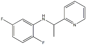 2,5-difluoro-N-[1-(pyridin-2-yl)ethyl]aniline Struktur