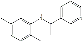 2,5-dimethyl-N-[1-(pyridin-3-yl)ethyl]aniline Struktur