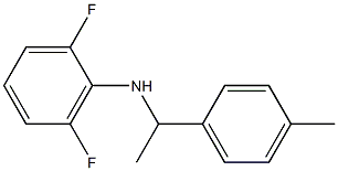 2,6-difluoro-N-[1-(4-methylphenyl)ethyl]aniline Struktur