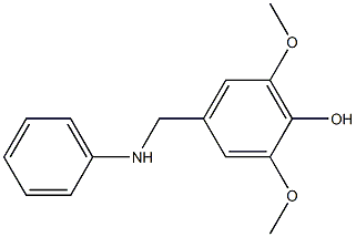 2,6-dimethoxy-4-[(phenylamino)methyl]phenol Struktur