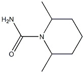 2,6-dimethylpiperidine-1-carboxamide Struktur