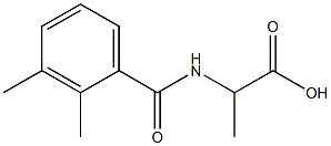 2-[(2,3-dimethylbenzoyl)amino]propanoic acid Struktur