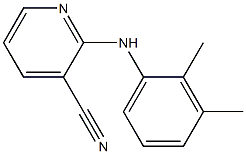 2-[(2,3-dimethylphenyl)amino]pyridine-3-carbonitrile Struktur