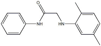 2-[(2,5-dimethylphenyl)amino]-N-phenylacetamide Struktur