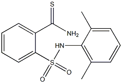 2-[(2,6-dimethylphenyl)sulfamoyl]benzene-1-carbothioamide Struktur