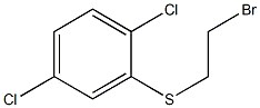 2-[(2-bromoethyl)sulfanyl]-1,4-dichlorobenzene Struktur