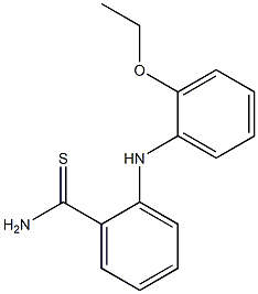 2-[(2-ethoxyphenyl)amino]benzene-1-carbothioamide Struktur