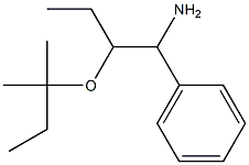 2-[(2-methylbutan-2-yl)oxy]-1-phenylbutan-1-amine Struktur