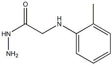 2-[(2-methylphenyl)amino]acetohydrazide Structure