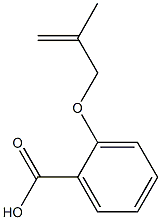 2-[(2-methylprop-2-enyl)oxy]benzoic acid Struktur