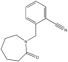 2-[(2-oxoazepan-1-yl)methyl]benzonitrile Struktur