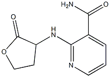 2-[(2-oxooxolan-3-yl)amino]pyridine-3-carboxamide Struktur