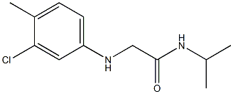 2-[(3-chloro-4-methylphenyl)amino]-N-(propan-2-yl)acetamide Struktur