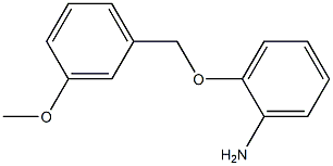 2-[(3-methoxyphenyl)methoxy]aniline Struktur