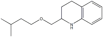 2-[(3-methylbutoxy)methyl]-1,2,3,4-tetrahydroquinoline Struktur