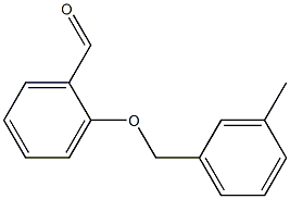 2-[(3-methylphenyl)methoxy]benzaldehyde Struktur