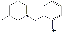 2-[(3-methylpiperidin-1-yl)methyl]aniline Struktur