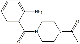 2-[(4-acetylpiperazin-1-yl)carbonyl]aniline Struktur