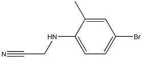 2-[(4-bromo-2-methylphenyl)amino]acetonitrile Struktur