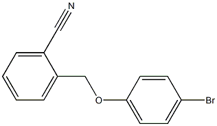 2-[(4-bromophenoxy)methyl]benzonitrile Struktur