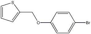 2-[(4-bromophenoxy)methyl]thiophene Struktur