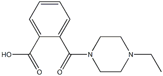 2-[(4-ethylpiperazin-1-yl)carbonyl]benzoic acid Struktur