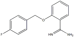 2-[(4-fluorobenzyl)oxy]benzenecarboximidamide Struktur