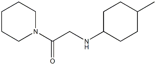 2-[(4-methylcyclohexyl)amino]-1-(piperidin-1-yl)ethan-1-one Struktur