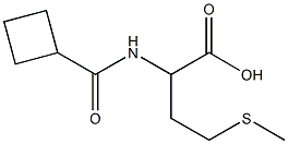 2-[(cyclobutylcarbonyl)amino]-4-(methylthio)butanoic acid Struktur