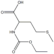 2-[(ethoxycarbonyl)amino]-4-(methylsulfanyl)butanoic acid Struktur