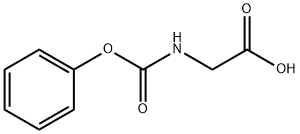 2-[(phenoxycarbonyl)amino]acetic acid Struktur