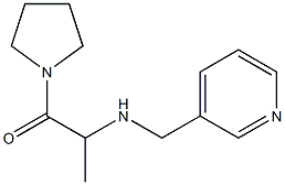 2-[(pyridin-3-ylmethyl)amino]-1-(pyrrolidin-1-yl)propan-1-one Struktur